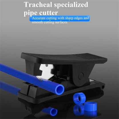 Plastic Tubing Cutter, Pipe Cutter With Comfortable Handle, Hose Tube Cutter, Pipe Accurate Tube Cutting Tool for Nylon PVC PU Tubing and Hose Cut up to 3/4 Inch, 1 Pcs, 3.13x0.96x1.31 3.13" x 0.96" x 1.31" Black*4