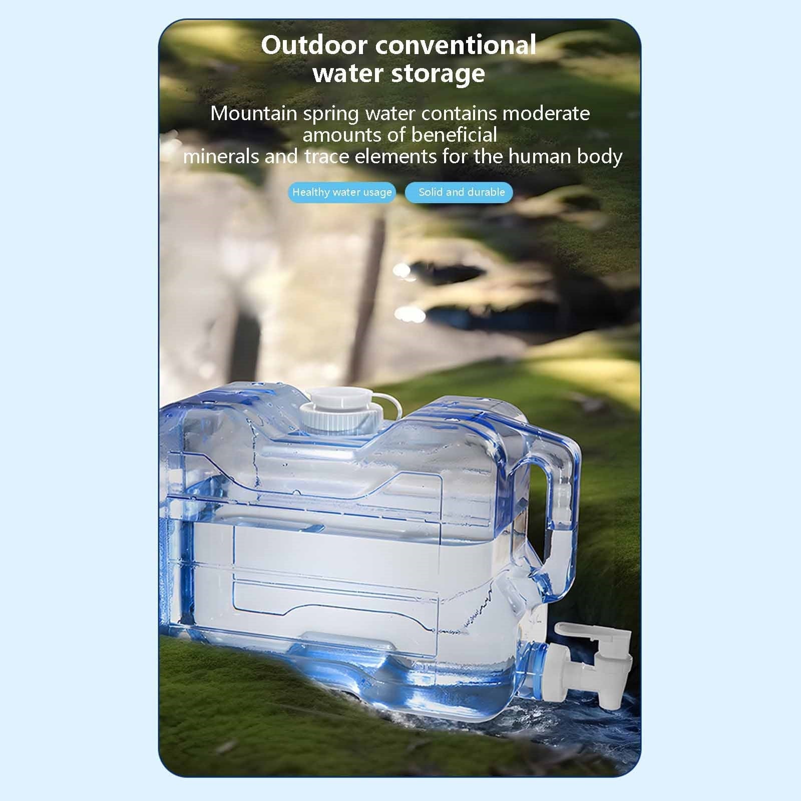Fridge Water Dispensers Bottle with Leak-proof Spigot and Convenient Handle Plastic Cold Juice Beverage Dispenser Jug for Party Refrigerator Drink Juice Iced Tea, 1.5 Gallon, 1 Pcs, 13.78x4.92x8.46 13.78" x 4.92" x 8.46" Clear.
