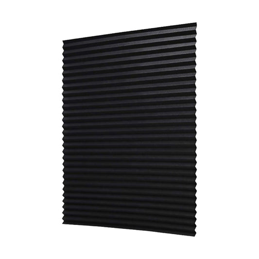1 Pack Sunshade Shades,Pleated Paper Blinds for Indoor Windows Cut to Size Paper Shades,Thermal Insulation Blinds for Windows,No Tools,No Drilling for Office, Bedroom, Living Room(White 60x150cm) Black 90x150cm