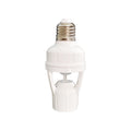 E27 Screw Motion Sensor Light Socket with Infrared Detection,Automatic On/Off for Stairs and Hallways,Easy Installation No Wiring,360-Direction Sensing for Energy Saving and Security