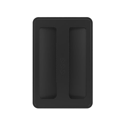 CCMAOLU Silicone Toaster Cover 2 Slice Wide Slot,Reusable Heat Resistance Bread Machine Topper Cover,Dirt Proof Sandwich Accessories That Fit Most Toasters,Simple Design Easy to Clean & Wipe Black.