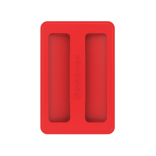 CCMAOLU Silicone Toaster Cover 2 Slice Wide Slot,Reusable Heat Resistance Bread Machine Topper Cover,Dirt Proof Sandwich Accessories That Fit Most Toasters,Simple Design Easy to Clean & Wipe Red.