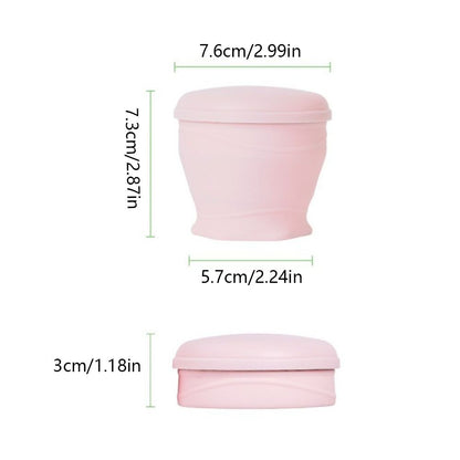 Collapsible Cup - Travel Mug - Camping Cup - Collapsible Cup - Drinking Cup - Coffee Cup To Go - Camping Tableware - Silicone Cup - Outdoor Cup - Folding Cup - Travel Accessories - Cup with Lid - Pink - 1 Piece