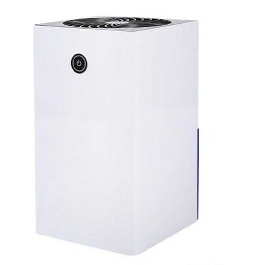 Dehumidifier - has a transparent 1-liter water tank, is quiet in use, and has an automatic shut-off function. It is suitable for indoor spaces such as basements, bathrooms, campers, and wardrobes..
