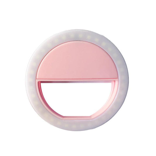LED Ring Light 85mm - Universal & Adjustable - Selfie Ring Light for Phone - Selfie Ring Light for Streaming - Makeup Lamp Round Light - Portable Ring Light - Cheap Studio Lamp.