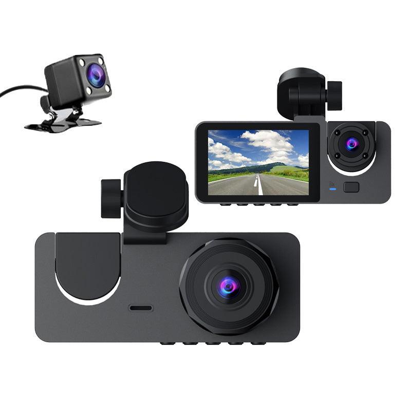 Car Dashcam - 120-degree viewing angle - Night vision - Full HD video - Super compact - Parking mode - Loop recording - Collision detection - Rear view camera - 3.0-inch TNT screen - Car Dashcam.