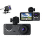 Car Dashcam - 120-degree viewing angle - Night vision - Full HD video - Super compact - Parking mode - Loop recording - Collision detection - Rear view camera - 3.0-inch TNT screen - Car Dashcam.