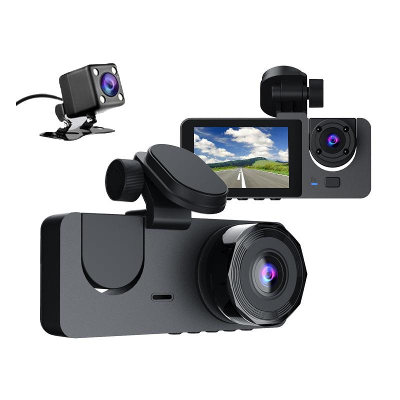 Car Dashcam - 120-degree viewing angle - Night vision - Full HD video - Super compact - Parking mode - Loop recording - Collision detection - Rear view camera - 3.0-inch TNT screen - Car Dashcam.