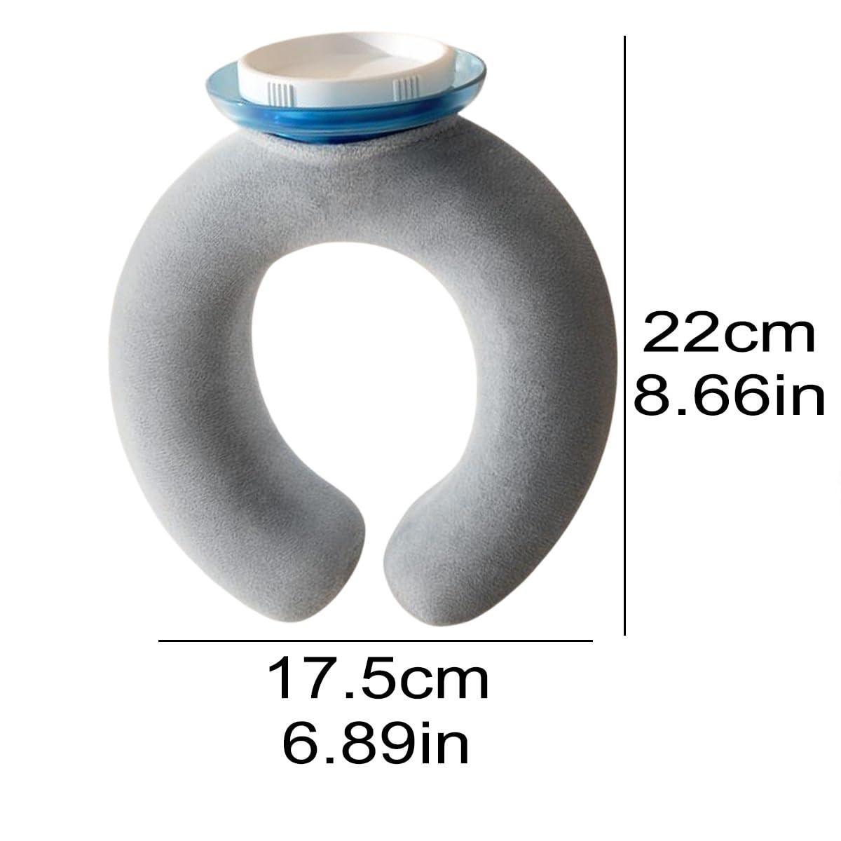 Neck warmer - Shoulder warmer - Hot water bottle - U-shaped hot water bottle - Neck warmer - Hot water bottle - Hot water bottle with cover - Shoulder warmer - Neck pillow - Heating cushion - Soft hot water bottle - Relaxation - Bedside hot water bottle -.