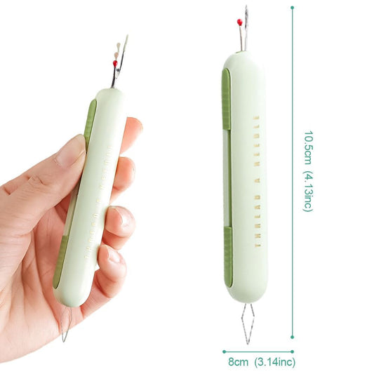 Seam ripper - Needle threader - Sewing supplies - Seam opener - Needle threader - Sewing supplies - Seam ripper - Needle threader - Clothing repair - Sewing tools - Sewing accessories - Embroidery - Sewing box filling - Needle and thread - Multicolor - 3.