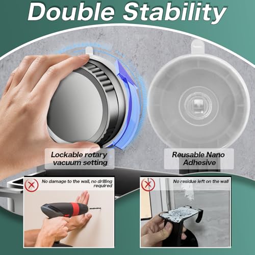 Toothbrush holder - Wall shelf - Bath shelf - Shower rack - Hair dryer shelving unit - Bathroom rack - Storage rack - Storage basket - Organizer - Draining rack - Bathroom furniture - Bathroom - Toilet - Black - 1 piece.