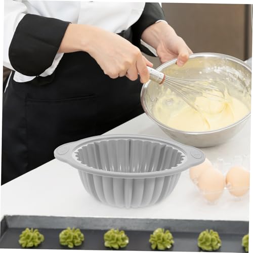 Baking - Baking supplies - Airfryer baking - Baking tray - Kitchen utensils - Baking pan - Cake molds - Silicone baking molds - Silicone baking mat - Silicone mold - Silicone kitchen utensils - Gray - Round - 1 piece