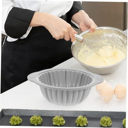 Baking - Baking supplies - Airfryer baking - Baking tray - Kitchen utensils - Baking pan - Cake molds - Silicone baking molds - Silicone baking mat - Silicone mold - Silicone kitchen utensils - Gray - Round - 1 piece