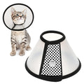 Cat Collar - Dog Cone - Anti-Lick Collar - Anti-Bite - Anti-Scratch - Adjustable - Soft Edge - Comfortable - Lightweight - Velcro Closure - Transparent - Washable - Neck Collar - Training Collar - Kitten - Small Cat - S - 13-16 cm - 1 Piece