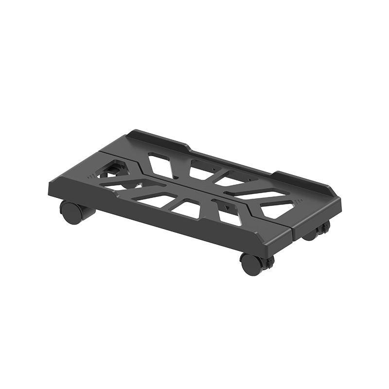PC Stand with Wheels - Computer Holder - CPU Trolley - Mobile - PC Cart - Desktop Stand - Computer Case Holder - Gaming Setup - Office Supplies - Floor Stand - Computer Accessories - Adjustable Width - Black - 1 Piece.