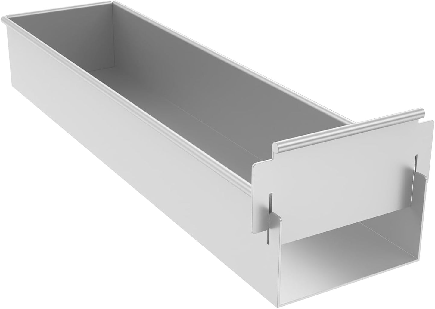 Baking tin - Cake tin - Tiramisu tin - Baking pan - Rectangular cake tin - Terrine tin - Loaf tin - Dessert tin - Pastry - Oblong baking tin - Kitchen utensils - Baking utensils - Kitchen accessories - Stainless steel - Stainless steel - Silver - 1 piece.