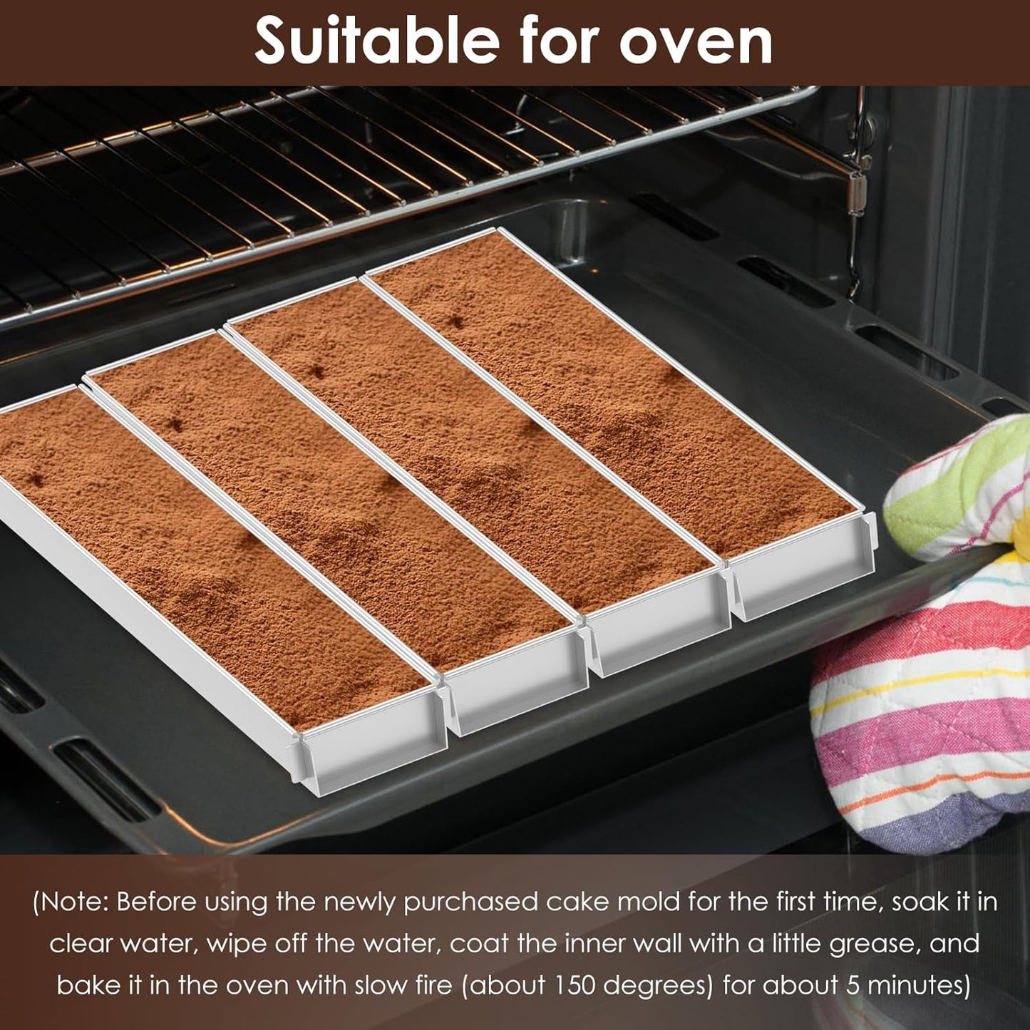 Baking tin - Cake tin - Tiramisu tin - Baking pan - Rectangular cake tin - Terrine tin - Loaf tin - Dessert tin - Pastry - Oblong baking tin - Kitchen utensils - Baking utensils - Kitchen accessories - Stainless steel - Stainless steel - Silver - 1 piece.