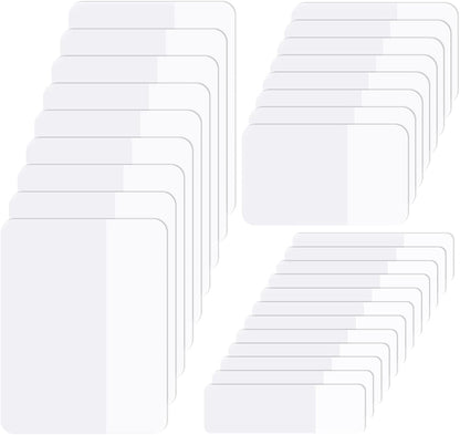 Sticky notes - Page markers - Index tabs - Sticky notes - Bookmarks - Transparent - Tabs - Office supplies - School supplies - Study - Writable - Notebooks - Agenda refill - White - 12 pieces.