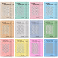 Savings Challenge - Budget Binder Refill A6 - Savings Challenge Tracker - Cash Stuffing Envelopes - Save Money - Financial Planner - Cash Book - Budget Planner - Euro Currency - Money Organizer - Goal Savings - Mix Colors - 48 Pieces