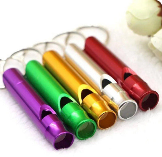 5x Emergency Whistle | Emergency Whistles | Keychain with emergency whistle | In Case of Emergency.