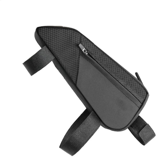 Bicycle bag, top tube bicycle bag, two zippered compartments, bicycle tool storage bag, bicycle storage accessories.