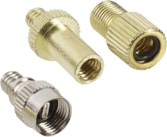 Adapter for bicycle valve - 3-piece - bicycle valve - adapter.