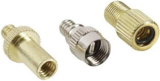 Adapter for bicycle valve - 3-piece - bicycle valve - adapter.