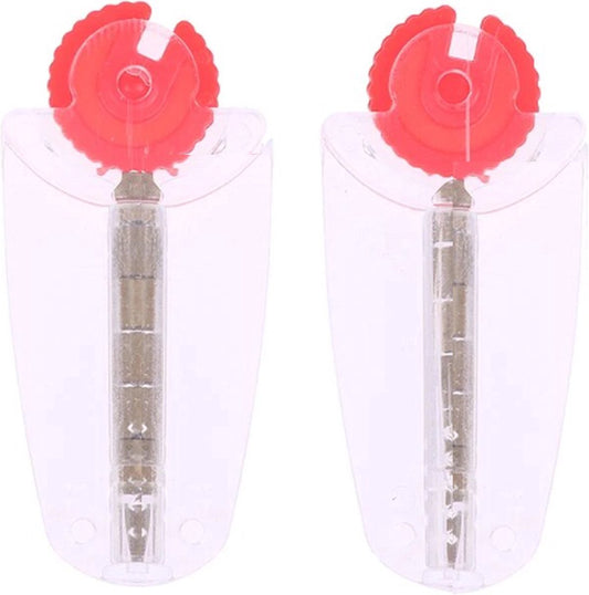 2x Flint Dispenser With Wick | 12 Flints | 2 Wicks