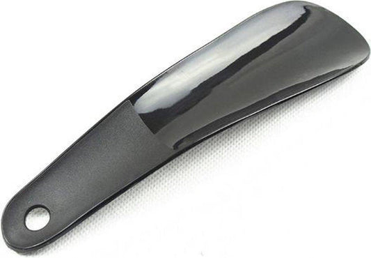 Plastic Shoehorn 16 CM | Shoe Entry Aid | Shoe Accessories | BLACK.