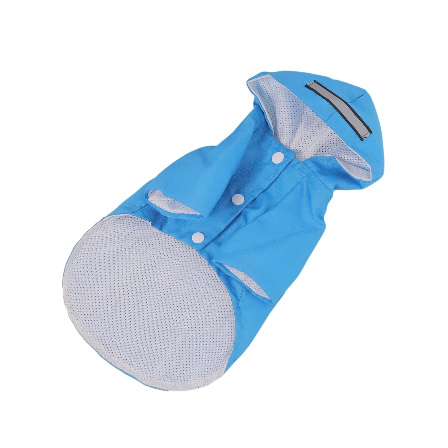 Travelwant Waterproof Reflective Dog Raincoat- Adjustable Pet Jacket, Lightweight Dog Hooded Slicker Poncho for Small to X- Large Dogs and Puppies S Blue