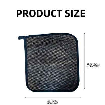 Exfoliating Washcloths,African Exfoliating Net,Reusable African Net Sponge,8.7x10.2In Beige Mutilfunction Wash Cloth for Face and Body Multi-color.