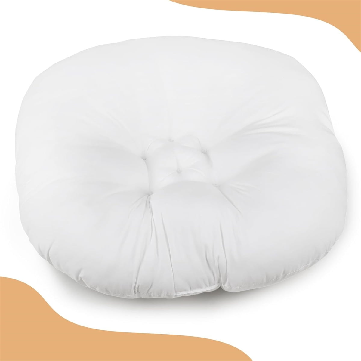 QZS Soft Nest Sleeper Pillow, Breathable Cotton Bed Pillow, Lounger Pillow, 1Pcs, 23.6 x 21.6'