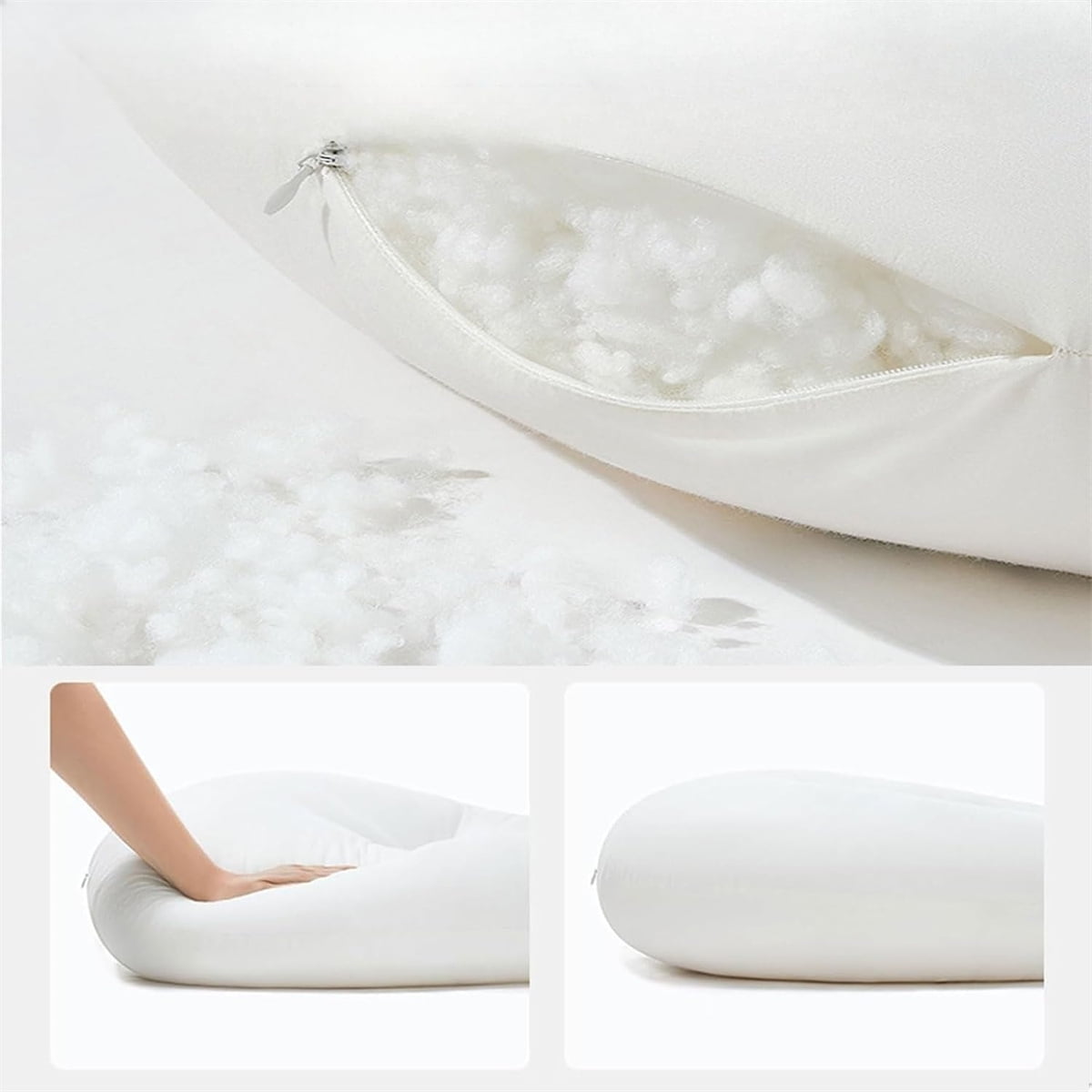 QZS Soft Nest Sleeper Pillow, Breathable Cotton Bed Pillow, Lounger Pillow, 1Pcs, 23.6 x 21.6'
