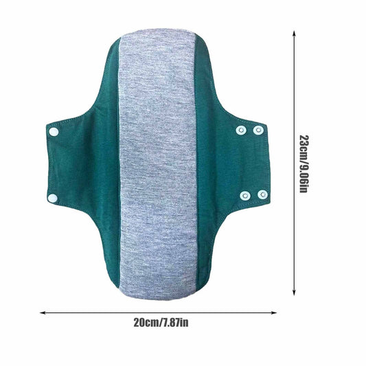 Heavy Incontinence Pads, Soft Cloths Menstrual Pads, Washable Sanitary Napkins, Reusable Menstrual Pads, Leak Proof Highly Absorbent Pures Cotton Reusable Menstrual Pad, 20*23cm A.