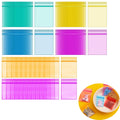 Mini Bags,Tutuviw 200Pcs Small Plastic Seal Bags, Jewelry Bags, Small Packing Bags,Jewelry Reclosable Pouch,Press Sealing Zip Lock Bags for Snack Beads Pills (7MIL Thick, Colour Mixture)