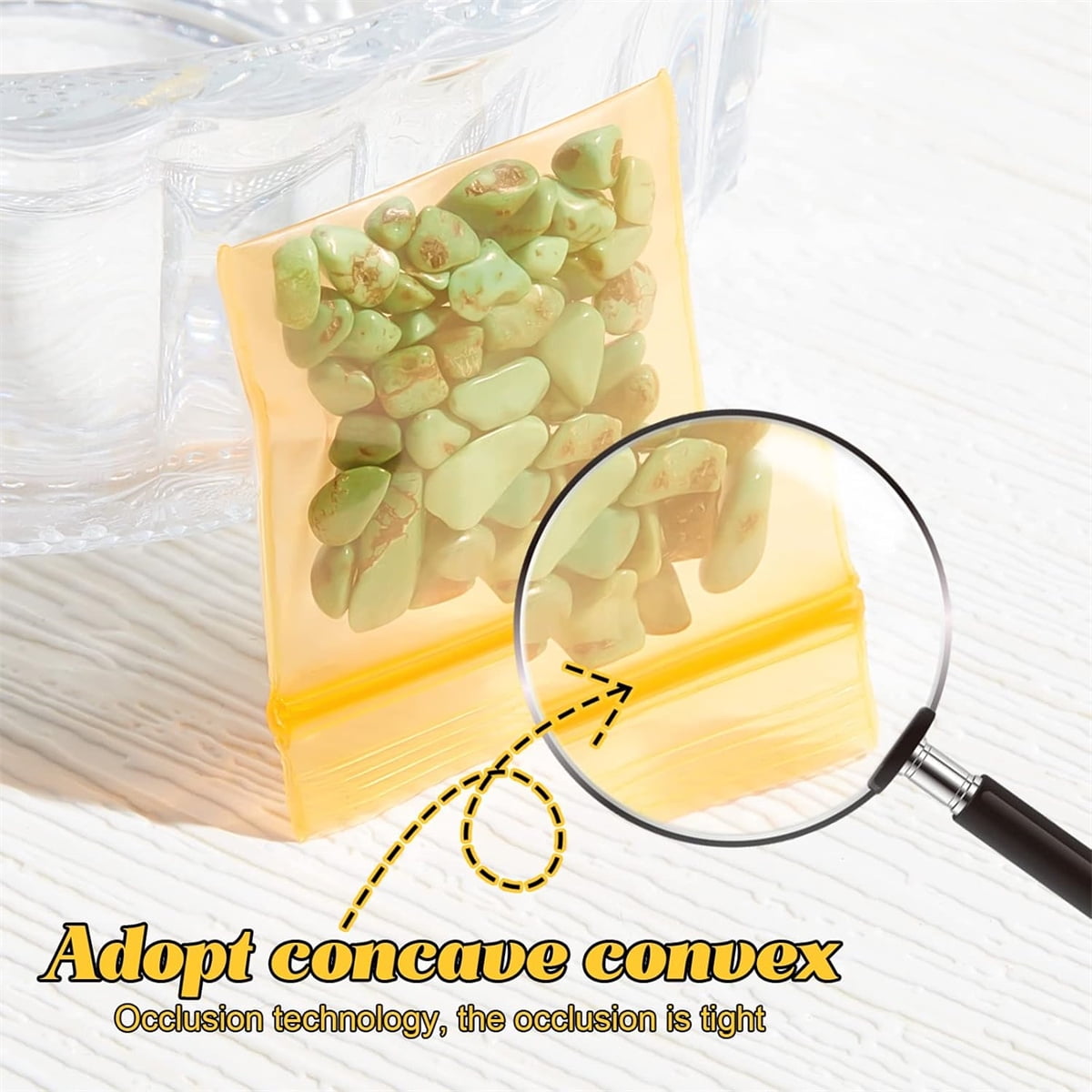 Mini Bags,Tutuviw 200Pcs Small Plastic Seal Bags, Jewelry Bags, Small Packing Bags,Jewelry Reclosable Pouch,Press Sealing Zip Lock Bags for Snack Beads Pills (7MIL Thick, Colour Mixture)