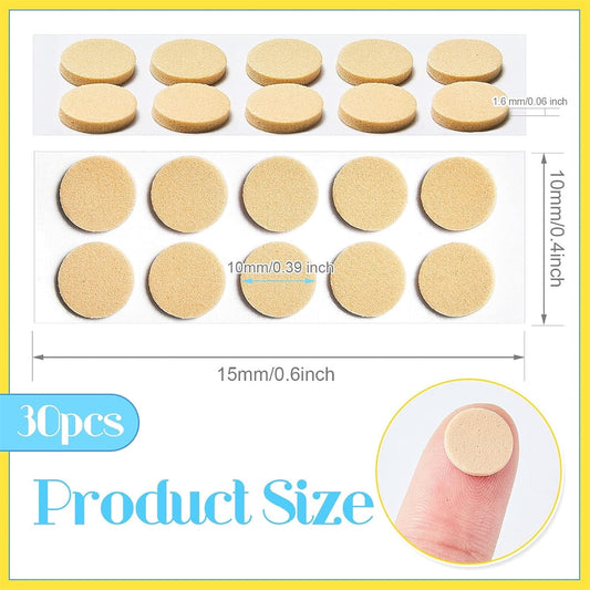 Earring Stickers for Split Earlobes,Tutuviw 50Pcs Earring Support Patches,Reinforcement Ear Stickers Earring Backs for Droopy Ears Heavy Earrings,Large Earring Stabilizers Stickers Beige