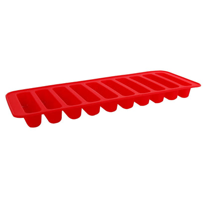 Chocolate Bar Molds Silicone Rectangle for Deep Bars,10 Cavities Thick Flexible Molds for Homemade Snacks Sugar Free Energy Soft Baked Oat Protein Energy Bars, Easy Release Moulds Tray Radon Color 1pc