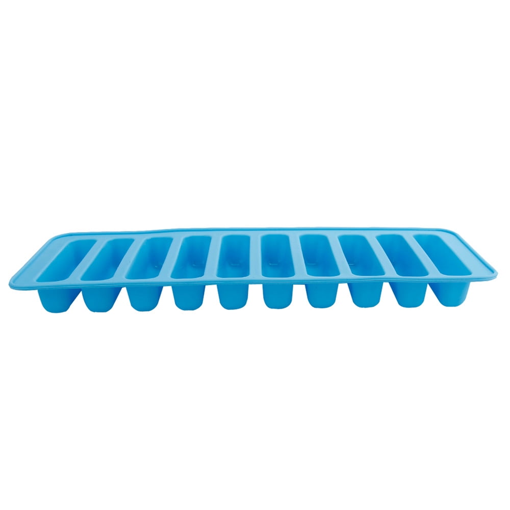 Chocolate Bar Molds Silicone Rectangle for Deep Bars,10 Cavities Thick Flexible Molds for Homemade Snacks Sugar Free Energy Soft Baked Oat Protein Energy Bars, Easy Release Moulds Tray Radon Color 1pc