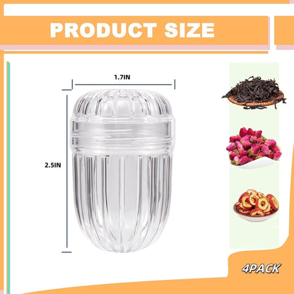 QZS 2.5x1.7In Fruit Infuser Insert,Set of 2 Reusable Fruit Infuser Water Pitcher for Iced Tea,Juice,Beverages,Water