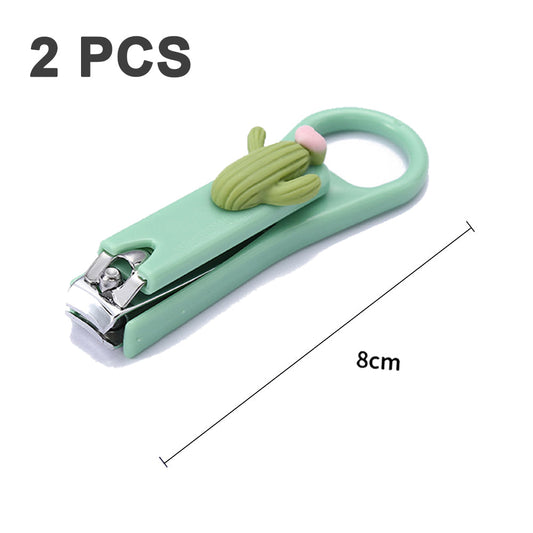 2Pcs Fingernail Clipper,Very Sharp and Cute Nail Clippers,Suitable for Adults and Children style 7.