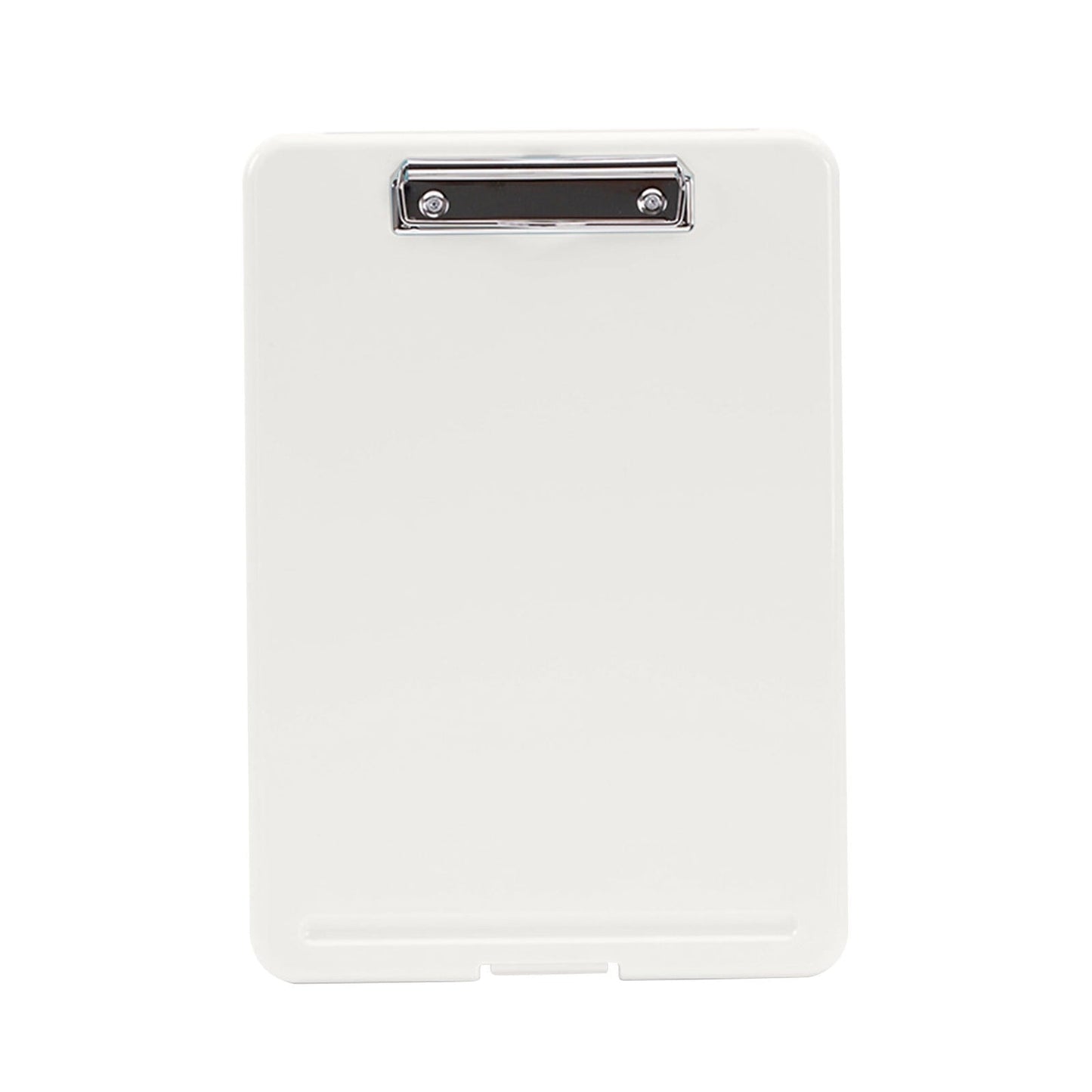 Clipboard with Storage File Box, Foldable A4 Large Capacity Clip Boards Folder, Plastic Clipboard with Pen Holder for Office Supplies(Mint Green) Clear