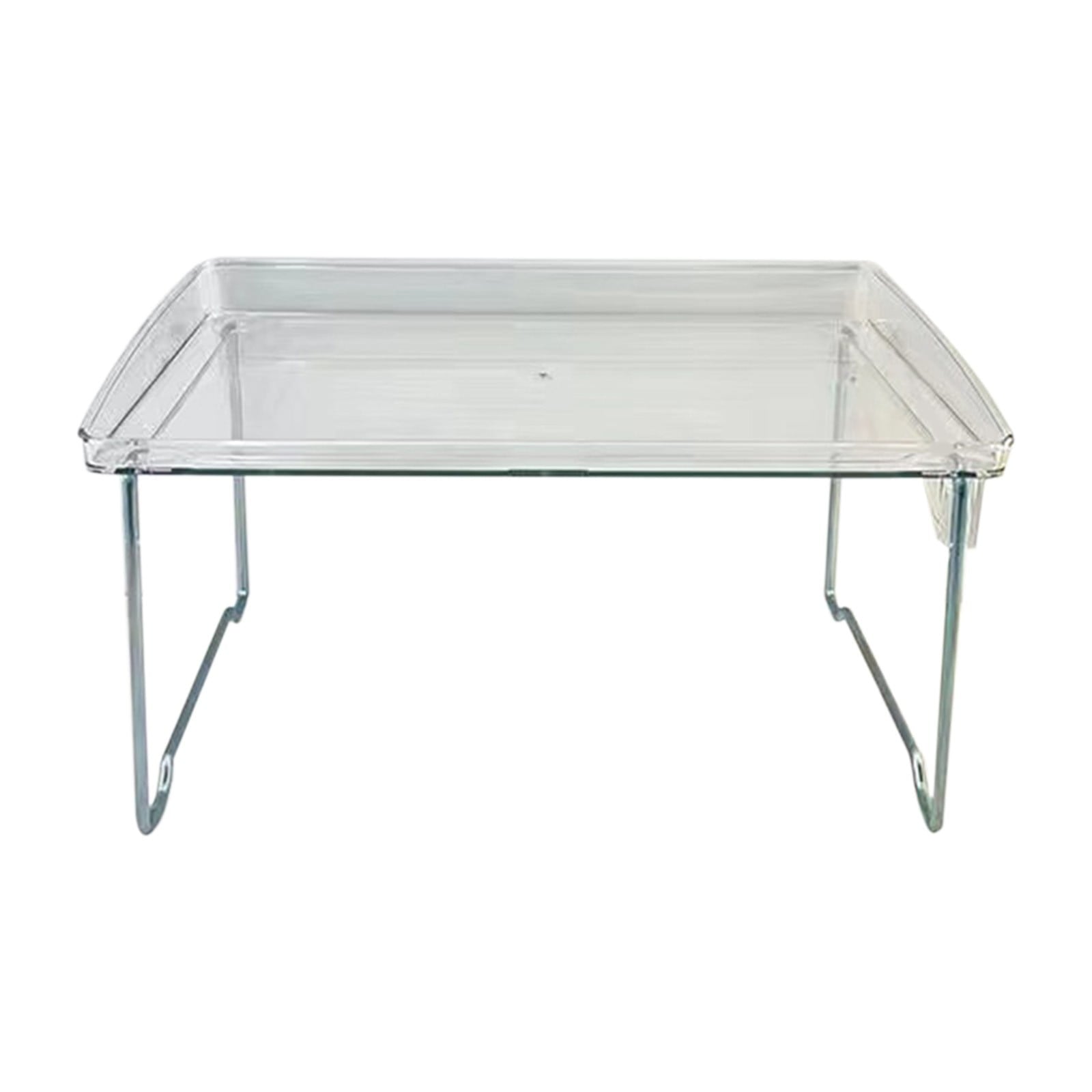 Cabinet Organizer Shelf, Stackable Kitchen Counter Shelves, Spice Rack, Countertop Organizers, Clear Plastic Storage Shelves Rack, for Makeup, Bathroom, Cupboard, Desk, Pantry Organization White.