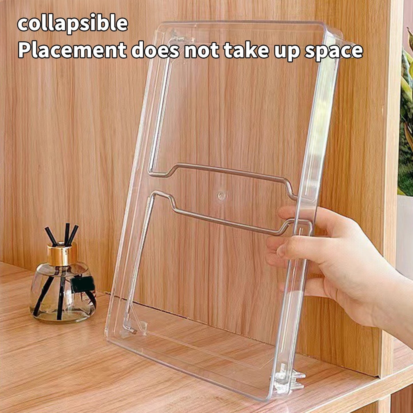 Cabinet Organizer Shelf, Stackable Kitchen Counter Shelves, Spice Rack, Countertop Organizers, Clear Plastic Storage Shelves Rack, for Makeup, Bathroom, Cupboard, Desk, Pantry Organization White.