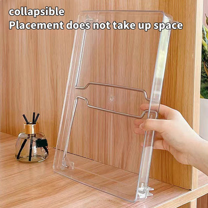 Cabinet Organizer Shelf, Stackable Kitchen Counter Shelves, Spice Rack, Countertop Organizers, Clear Plastic Storage Shelves Rack, for Makeup, Bathroom, Cupboard, Desk, Pantry Organization White.