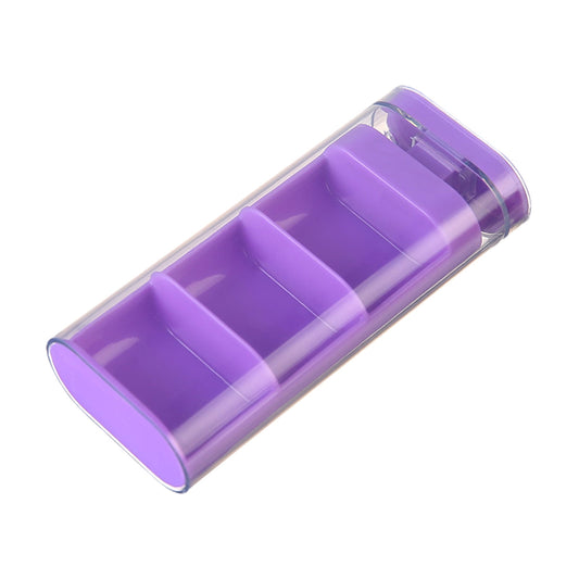 Large Pill Organizer, Pill Box 3 Day, Daily Pill Organizer, 3 Compartments Big Pill Case, for Supplements Jumbo Pill Holder, for Vitamins Huge Medicine Organizer 3 Times a Day Blue