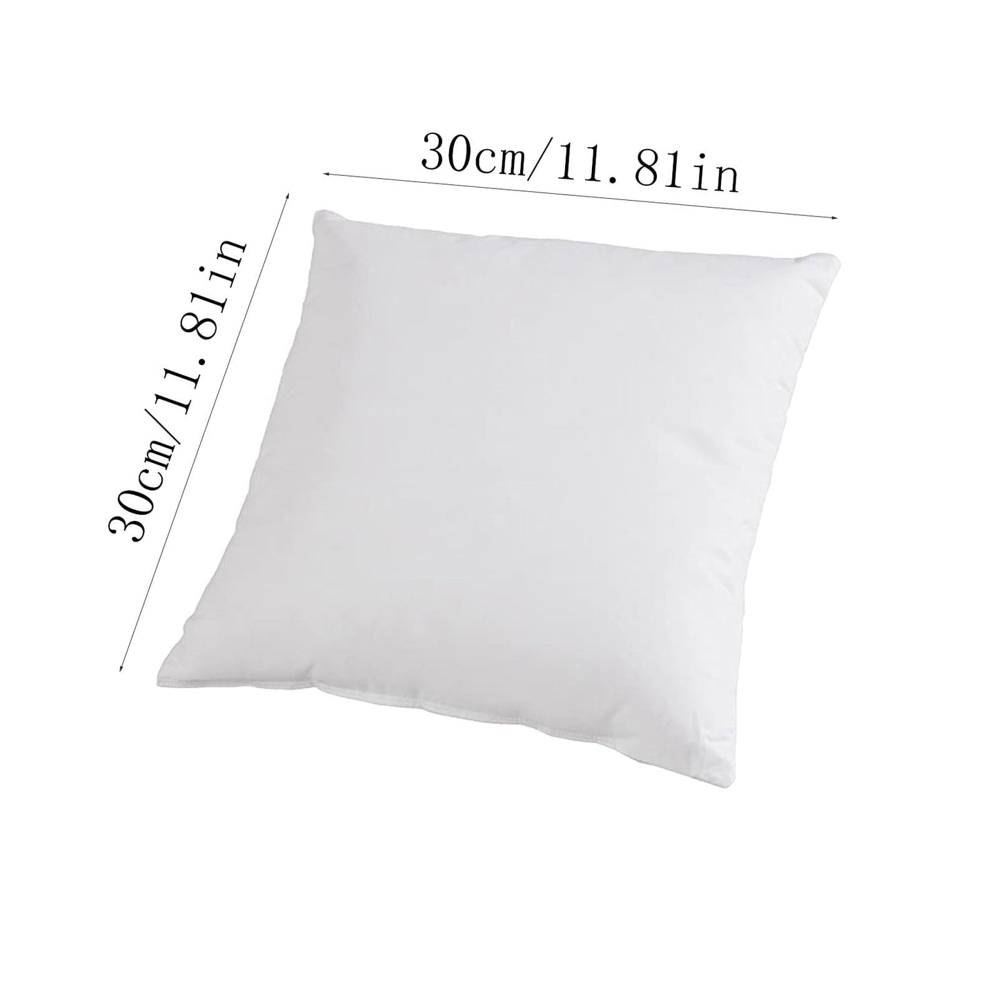 Pillow Insert, Hypoallergenic Square Form Sham Stuffer, Standard White Non-woven Cloth, Sofa Decorative, Euro Throw Pillow Inserts, for Sofa Bed Couch, Headboard Cushion Core C