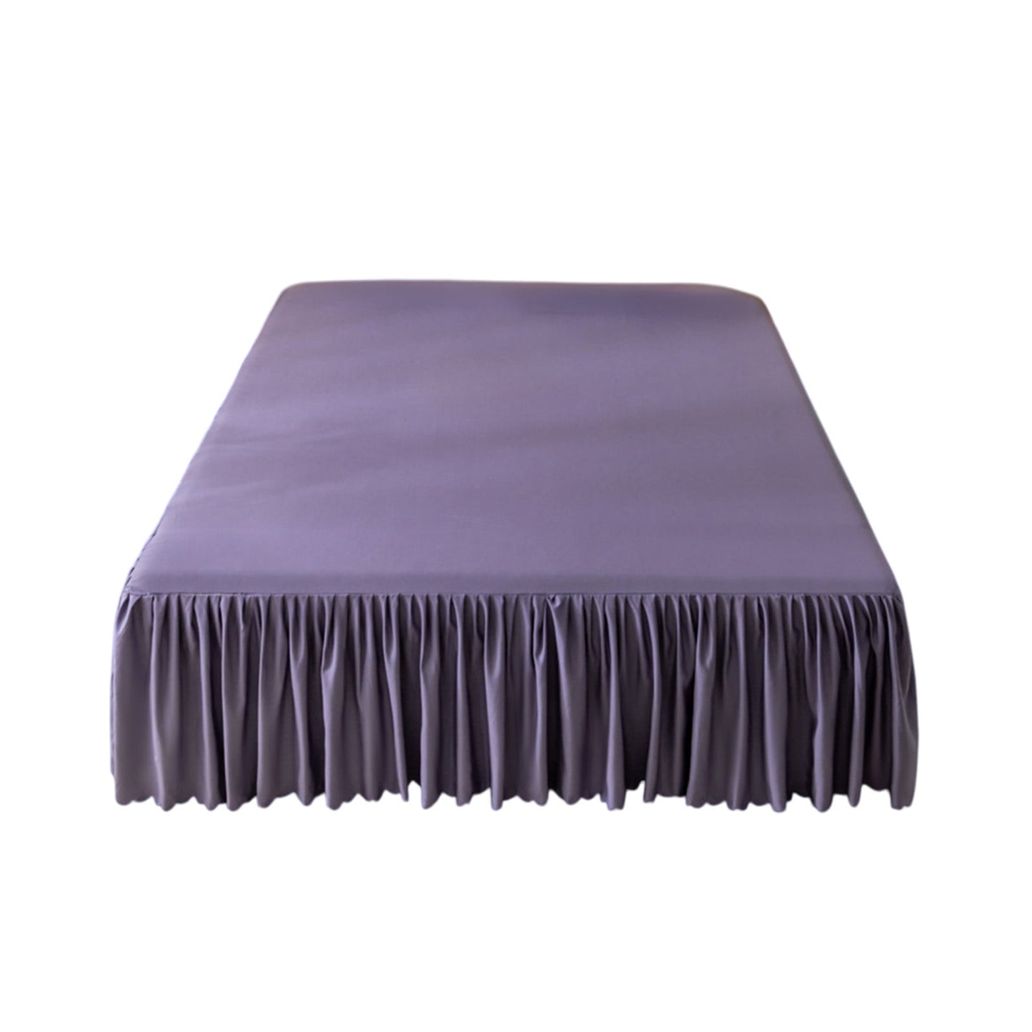 Bed Skirt Queen Size Ruffled Bed Skirt with Split Corners, Queen Bed Skirt Drop, Queen Size Bed Skirt, for Ruffled Bed Skirt with Split Corners, Bed Skirt Queen Size Purple