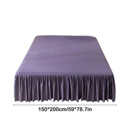 Bed Skirt Queen Size Ruffled Bed Skirt with Split Corners, Queen Bed Skirt Drop, Queen Size Bed Skirt, for Ruffled Bed Skirt with Split Corners, Bed Skirt Queen Size Purple