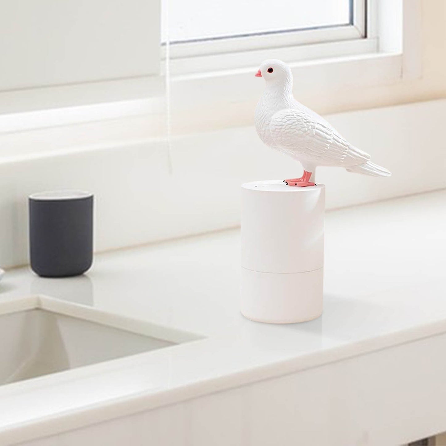 Pigeon Automatic Induction Foam Hand Washer, Foam Soap Dispenser, Soap Dispenser, Touchless Soap Dispenser, Automatic Soap Dispenser, for Kitchen Bathroom Gray